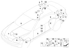 E67 745LiS N62 Sedan / Restraint System And Accessories/  Fire Extinguishing System