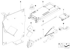E53 X5 4.6is M62 SAV / Communication Systems Single Parts Sa 630 Trunk