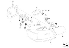 E92 323i N52N Coupe / Lighting/  Rear Light