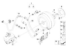 E88 118i N43 Cabrio / Brakes/  Power Brake Unit Depression