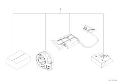 E53 X5 3.0i M54 SAV / Audio Navigation Electronic Systems Installation Kit Alarm System