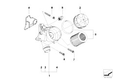 E90 328i N51 Sedan / Engine Lubrication System Oil Filter