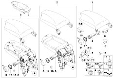 E87 120d M47N2 5 doors / Vehicle Trim Armrest Centre Console