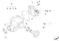 E53 X5 4.6is M62 SAV / Rear Axle Final Drive Gasket Set