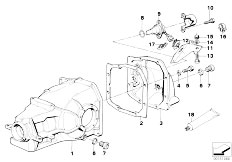 E34 525ix M50 Touring / Rear Axle/  Final Drive Cover Trigger Contact