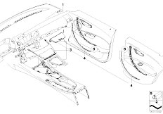 E87 120i N46 5 doors / Vehicle Trim Retrofit Fine Nutwood Trim Light