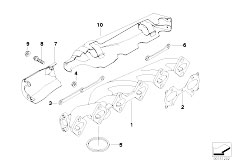 E61 530d M57N2 Touring / Engine/  Exhaust Manifold Agr