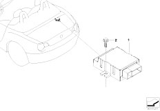 E85 Z4 2.5i N52 Roadster / Fuel Supply Control Unit For Fuel Pump