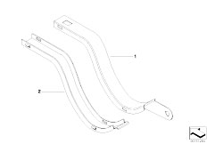 E61 530xd M57N2 Touring / Vehicle Electrical System/  Cable Covering F Trunk Lid