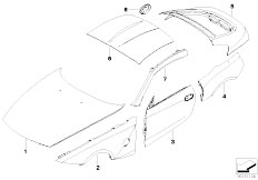E86 Z4 M3.2 S54 Coupe / Bodywork/  Outer Panel