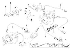 E86 Z4 3.0si N52 Coupe / Exhaust System Lambda Probe Fixings