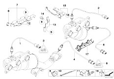 E85 Z4 2.5si N52 Roadster / Exhaust System Lambda Probe Fixings