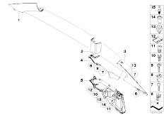 E86 Z4 M3.2 S54 Coupe / Vehicle Trim/  Trim Panel A B C Column