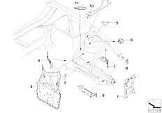 E85 Z4 2.5i M54 Roadster / Bodywork/  Front Body Bracket Left