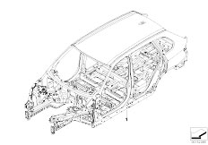 E70 X5 3.0sd M57N2 SAV / Bodywork/  Body Skeleton