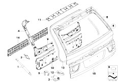 E53 X5 4.4i N62 SAV / Bodywork/  Trunk Lid