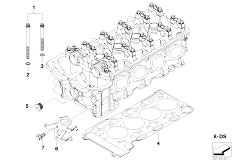 E90 320si N45 Sedan / Engine/  Cylinder Head Attached Parts