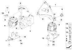 E91N 335d M57N2 Touring / Engine And Transmission Suspension/  Engine Suspension