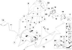 E53 X5 3.0d M57 SAV / Fuel Supply/  Exp Tank Activated Carbon Container