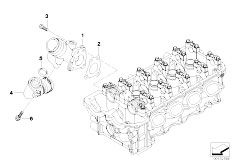 E90 320si N45 Sedan / Engine Cooling System Water Hoses