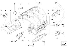 E93 320i N46N Cabrio / Engine/  Intake Manifold System