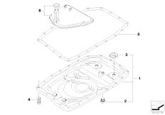 E65 745d M67N Sedan / Automatic Transmission/  Ga6hp32z Sump