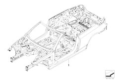 E93 320i N46N Cabrio / Bodywork/  Body Skeleton