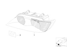 Z3 Z3 M3.2 S50 Roadster / Lighting/  Headlight