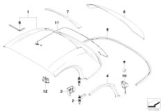 E85 Z4 2.5i N52 Roadster / Sliding Roof Folding Top Hardtop