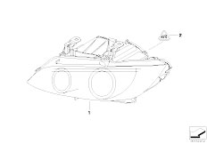E93 320d N47 Cabrio / Lighting Headlight