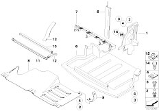E85 Z4 2.5i N52 Roadster / Vehicle Trim Air Duct