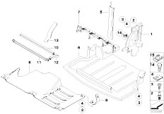 E85 Z4 2.0i N46 Roadster / Vehicle Trim/  Air Duct