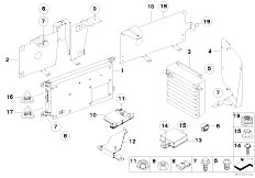 E67 745LiS N62 Sedan / Communication Systems/  Single Parts F Trunk Car Telephone