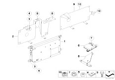 E65 730d M57N2 Sedan / Communication Systems/  Single Parts Sa 638 Trunk