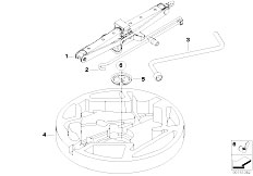 E70 X5 4.8i N62N SAV / Equipment Parts/  Car Tool Lifting Jack