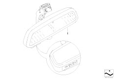E61N M5 S85 Touring / Vehicle Trim/  Retrofit Compass Remote Control