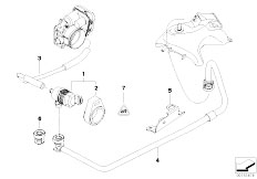 E66 730Li M54 Sedan / Fuel Preparation System Fuel Tank Breather Valve