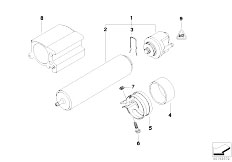 E63N 635d M57N2 Coupe / Fuel Preparation System Fuel Filter