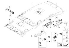 E87 116i N45 5 doors / Vehicle Trim/  Headlining Handle-2