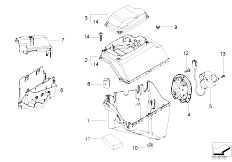 E83N X3 2.5si N52N SAV / Engine Electrical System/  Control Unit Box
