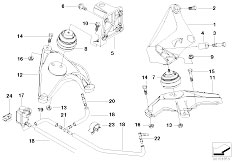 E39 530d M57 Sedan / Engine And Transmission Suspension Engine Suspension