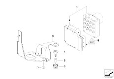 Z3 Z3 M3.2 S54 Roadster / Brakes Hydro Unit Dsc Control Unit Fastening