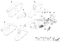 E83 X3 3.0d M57N2 SAV / Brakes Handbrake Lever