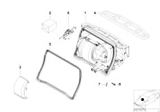 E46 318td M47N Compact / Heater And Air Conditioning/  Housing Parts Heater Behr