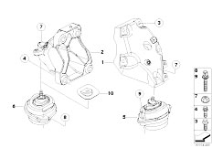 E83N X3 2.0d N47 SAV / Engine And Transmission Suspension Engine Suspension