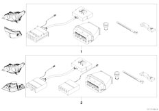 E60 530i M54 Sedan / Lighting/  Electrical Kit Facelift Lights