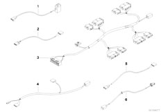 E83N X3 2.0d N47 SAV / Vehicle Electrical System Wiring Set Seat