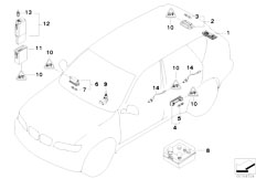 E83N X3 2.0i N46 SAV / Lighting/  Various Lamps