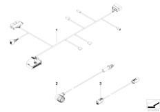 E85 Z4 2.5i N52 Roadster / Communication Systems Wiring Car Telephone