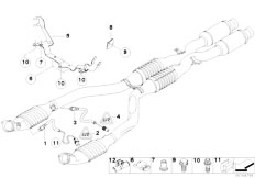 E90N M3 S65 Sedan / Exhaust System/  Lambda Probe Fixings